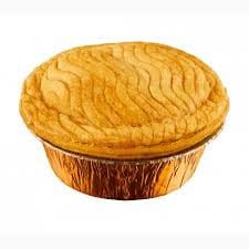 A pie in foil tray
